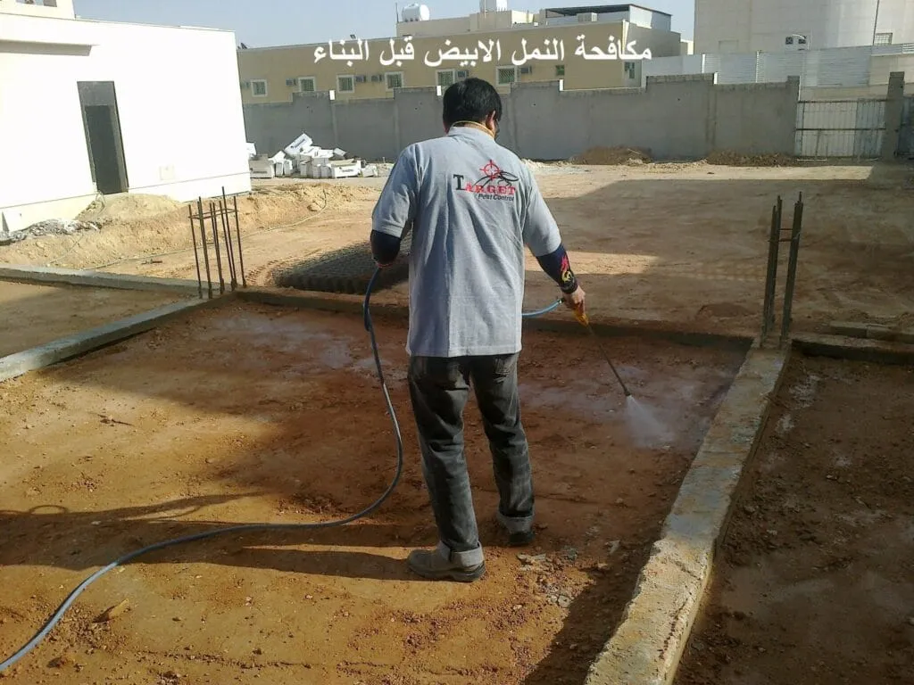 مكافحة النمل الابيض قبل البناء