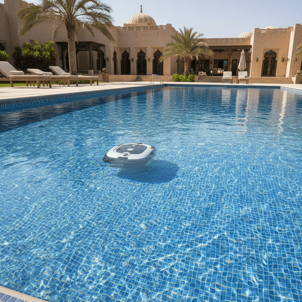 تنظيف مسابح بالأحساء بالروبوت