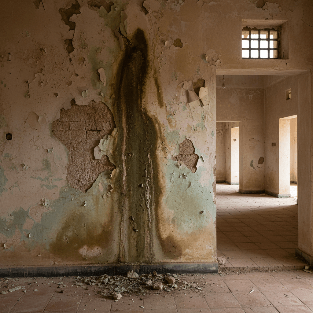 علامات تسرب المياه في الجدران بالأحساء