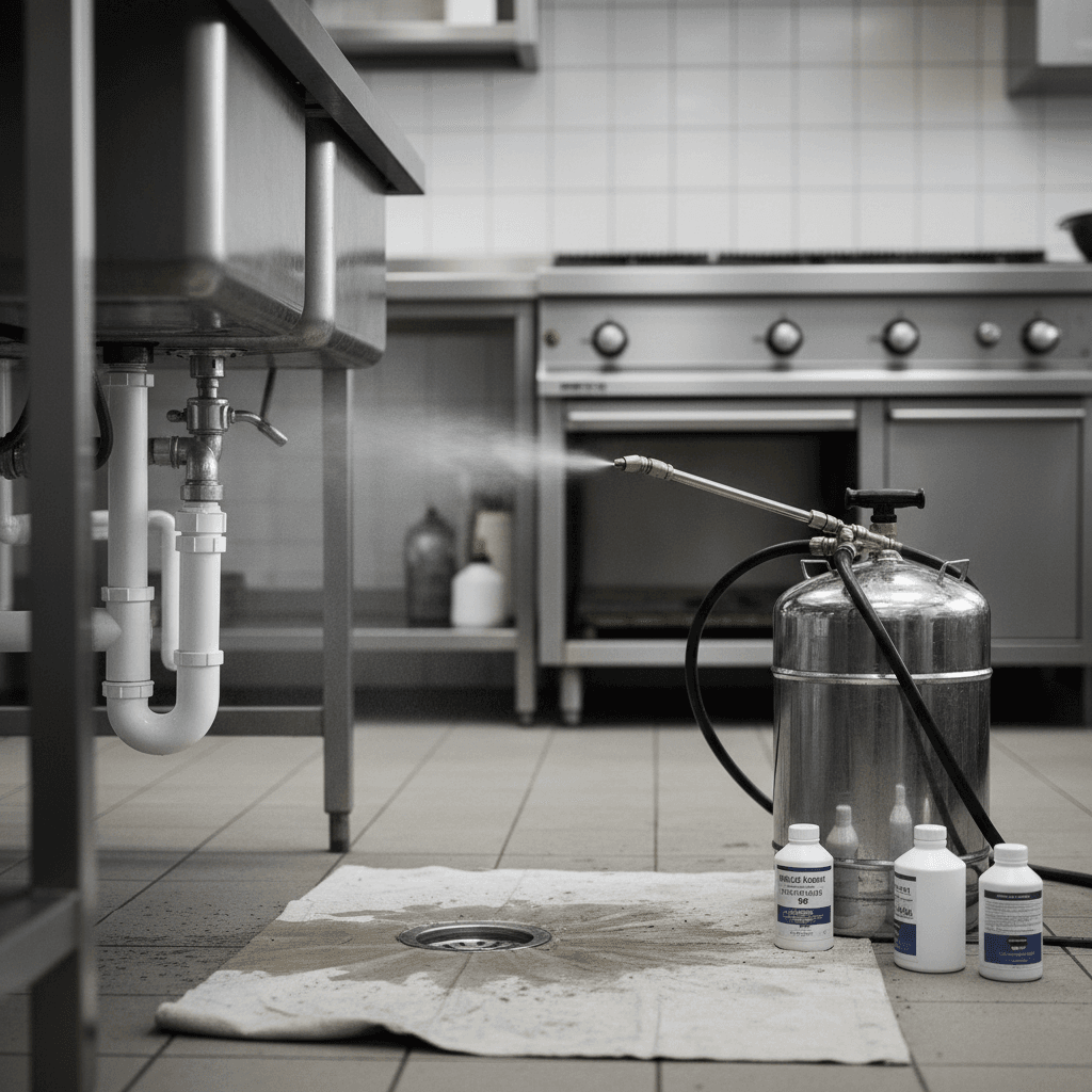 رش الصراصير في المطابخ بالأحساء