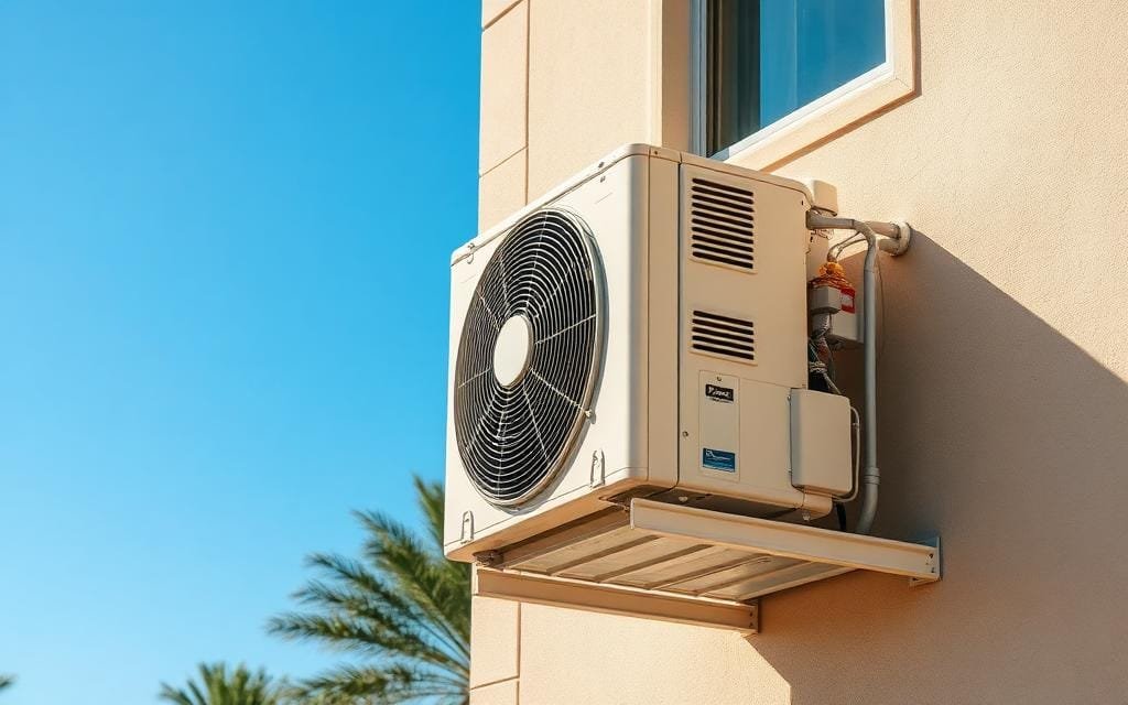 تأثير الملوحة الساحلية على وحدات المكيفات الخارجية بالدمام
