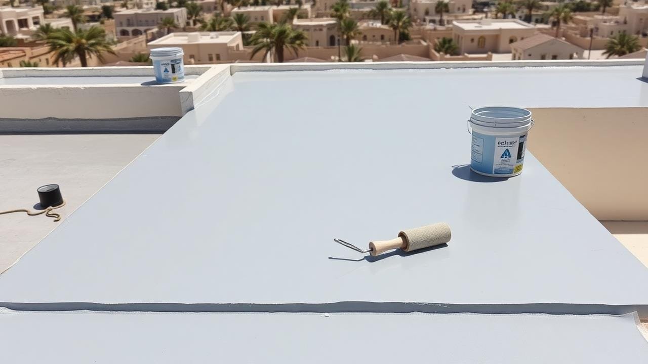 طبقة حماية UV فوق عزل الفوم بالدمام